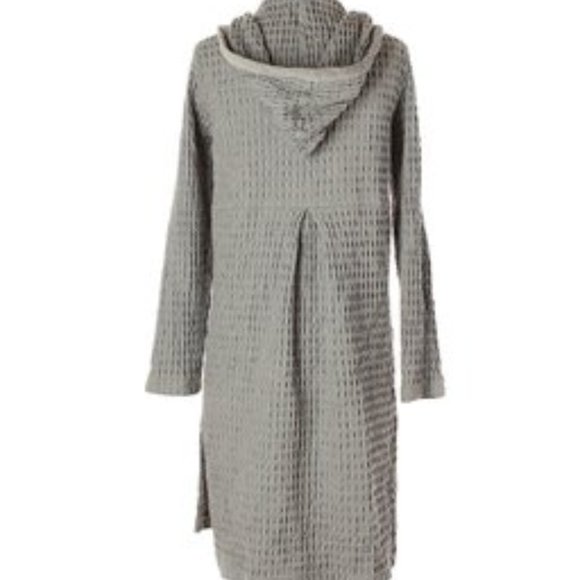 Mod-o-Doc waffle hooded Tunic Sweatercoat XS - Picture 2 of 3